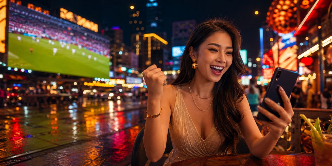 Pengguna Kuala Lumpur menonton perlawanan langsung melalui telefon mudah alih