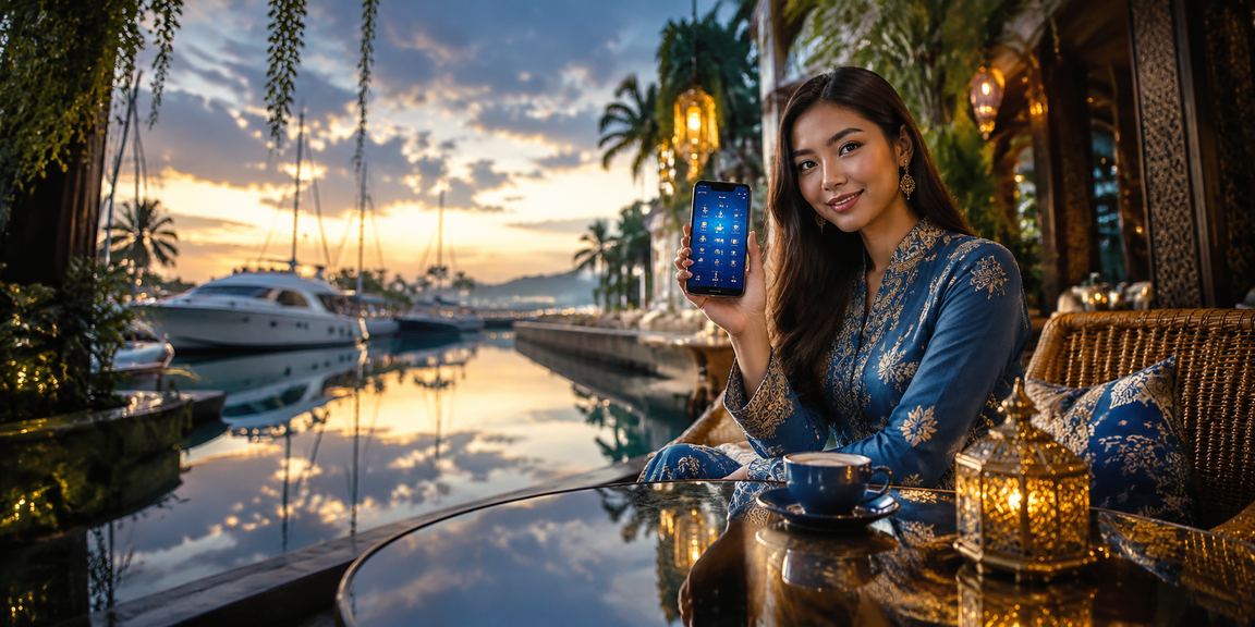 Proses deposit platform perlawanan langsung Malaysia dengan pakaian tradisional baju kurung